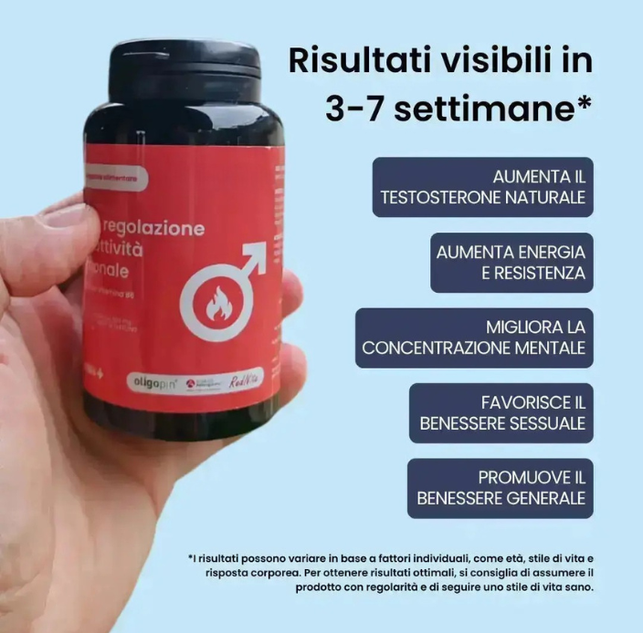 TESTOBOOST - Regolazione ormonale 120 cps
