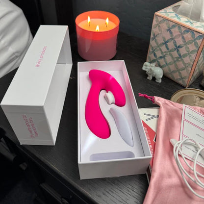 Donna™  Sonic Stimolatore Clitorideo e Dildo vibrante