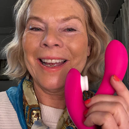 Donna™  Sonic Stimolatore Clitorideo e Dildo vibrante